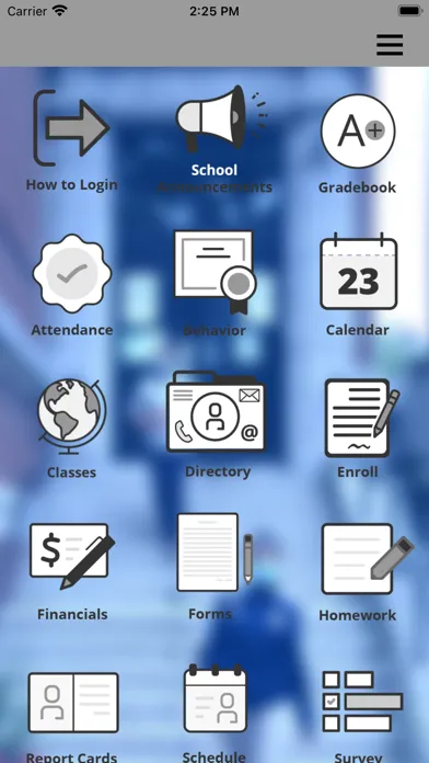 CRB Renweb Family Portal Screenshots