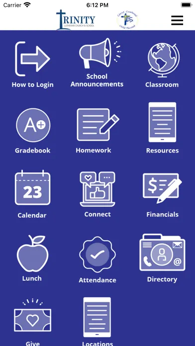 Capturas de tela do Trinity Lutheran School TL-IL