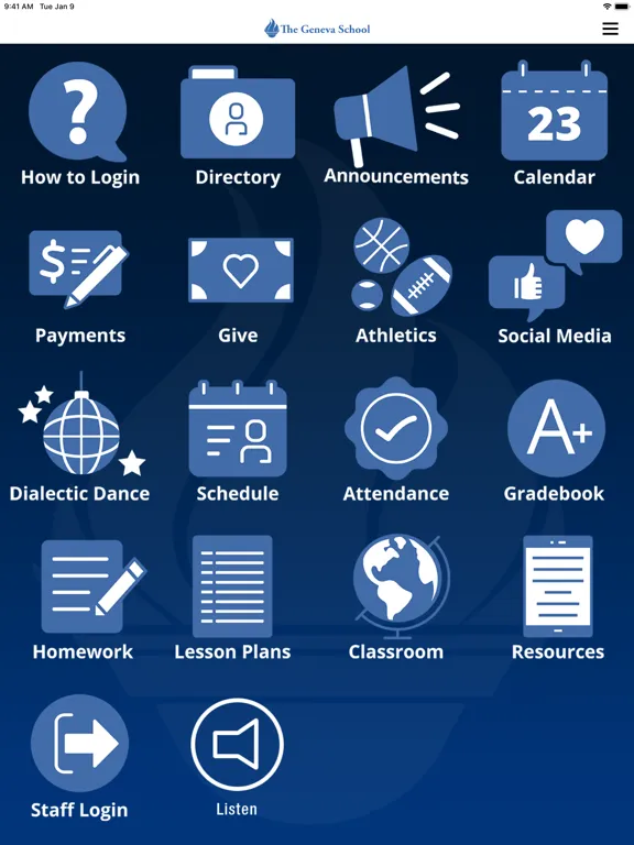 The Geneva School, Casselberry iPad  Screenshots