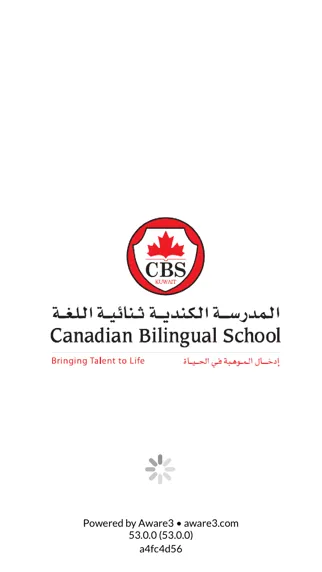 Capturas de tela do Canadian Bilingual School