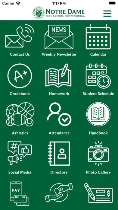 Notre Dame High School Chatt应用截图