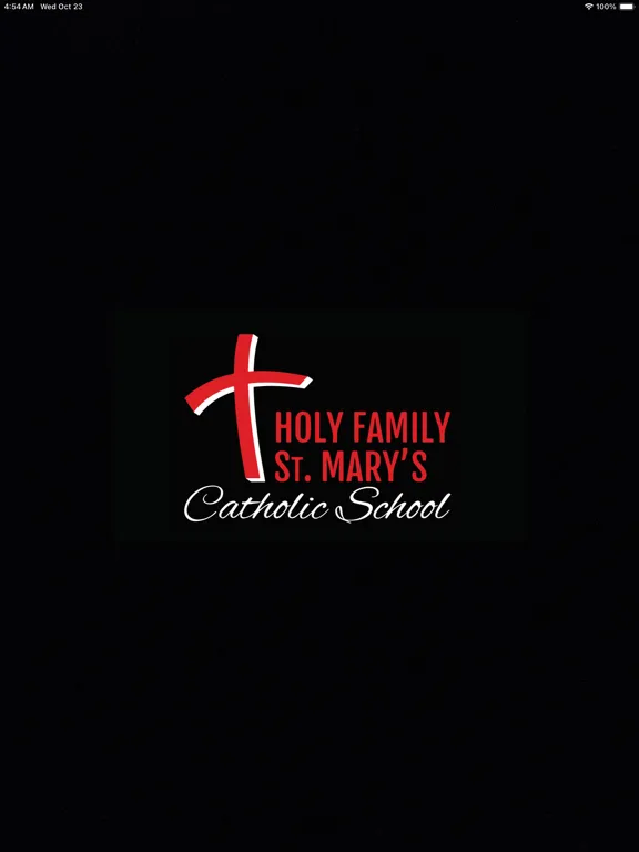 Tangkapan layar Holy Family-St. Mary's School iPad 