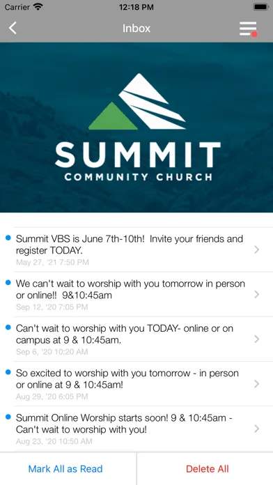 Capturas de pantalla de Summit Community Church