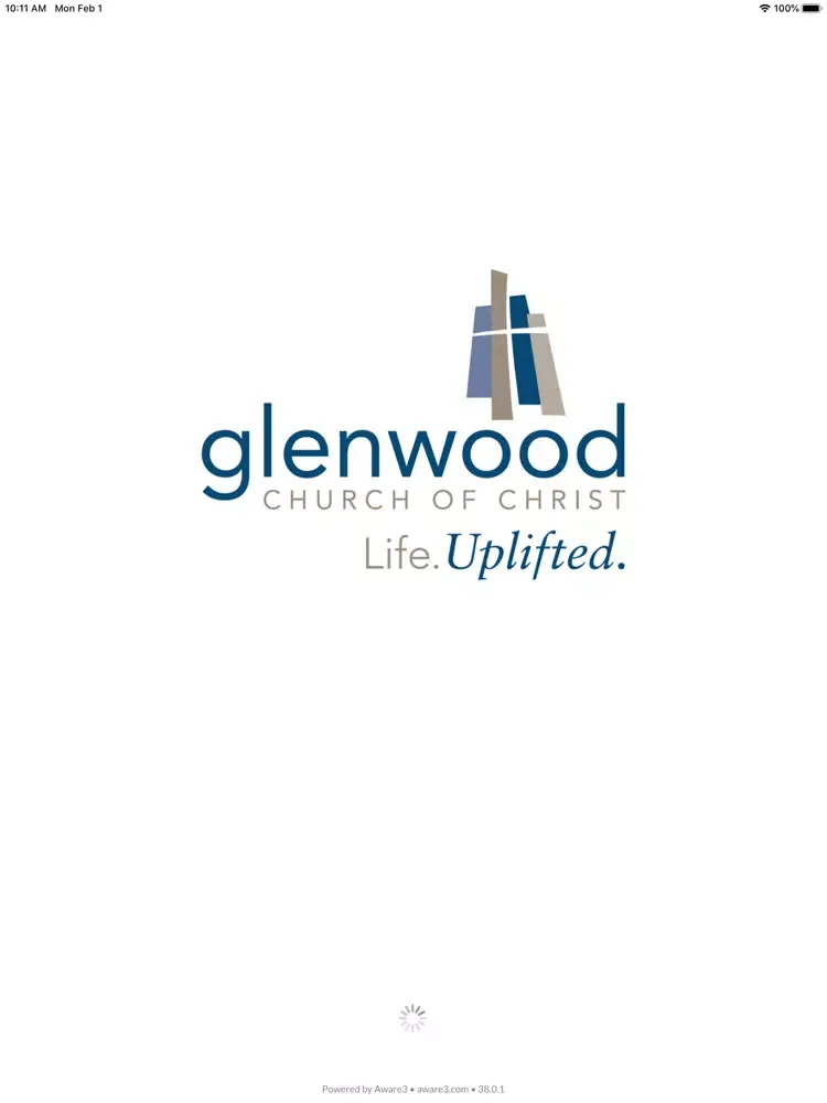 Tangkapan skrin Glenwood Church of Christ iPad 