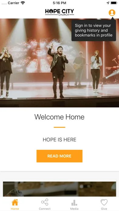 Ảnh chụp màn hình của Hope City Church - Joplin