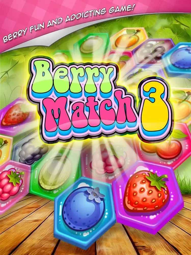 Berry Match Three FREE - A fun, yummy fruit switch-ing puzzle game! iPad  スクリーンショット