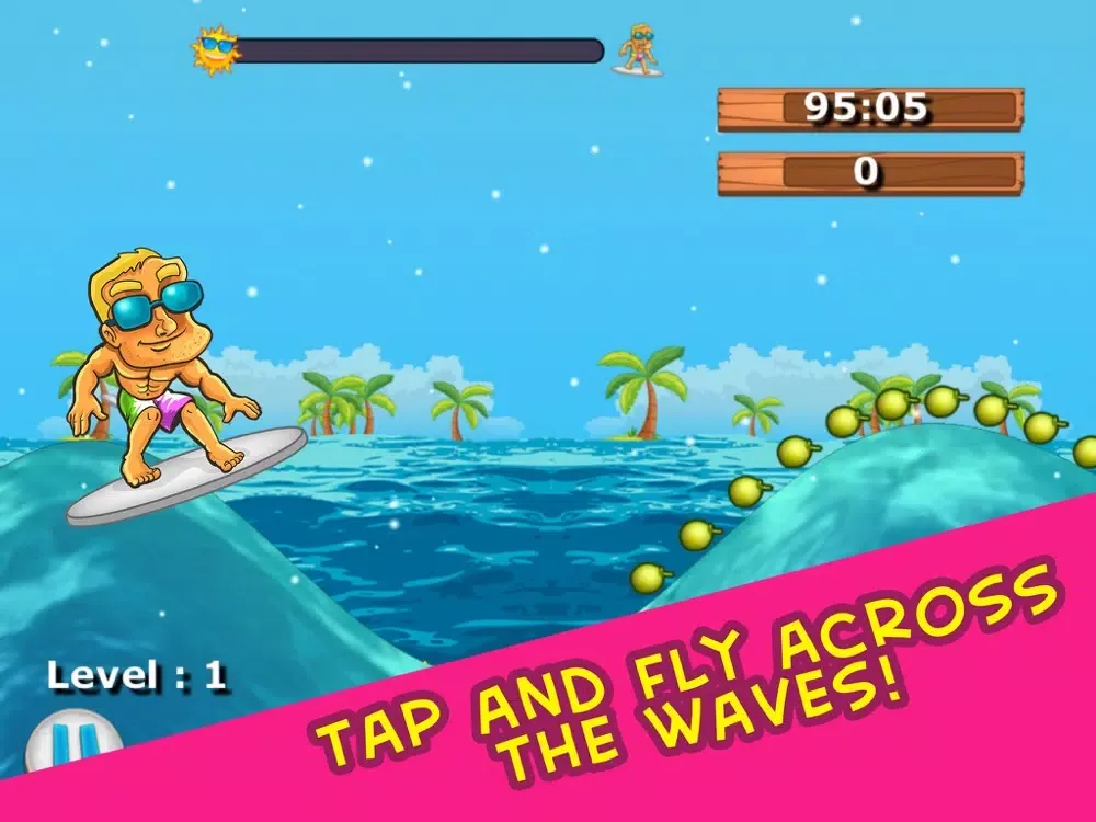 Cowabunga Hawaiian Wave Rider FREE iPad Screenshots