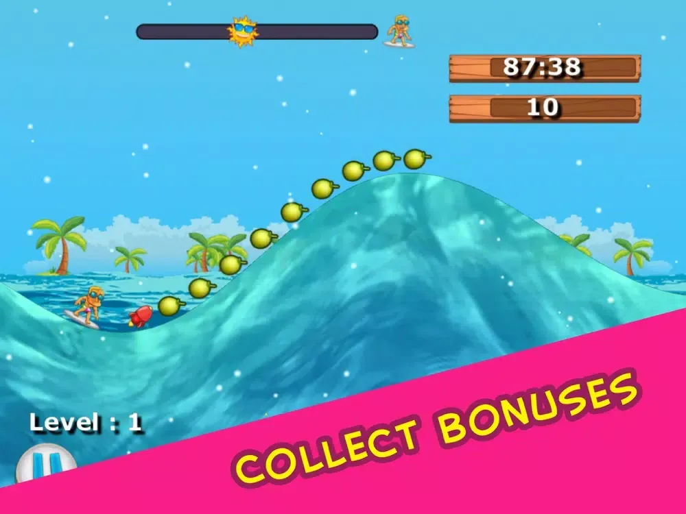 Cowabunga Hawaiian Wave Rider FREE iPad Screenshots