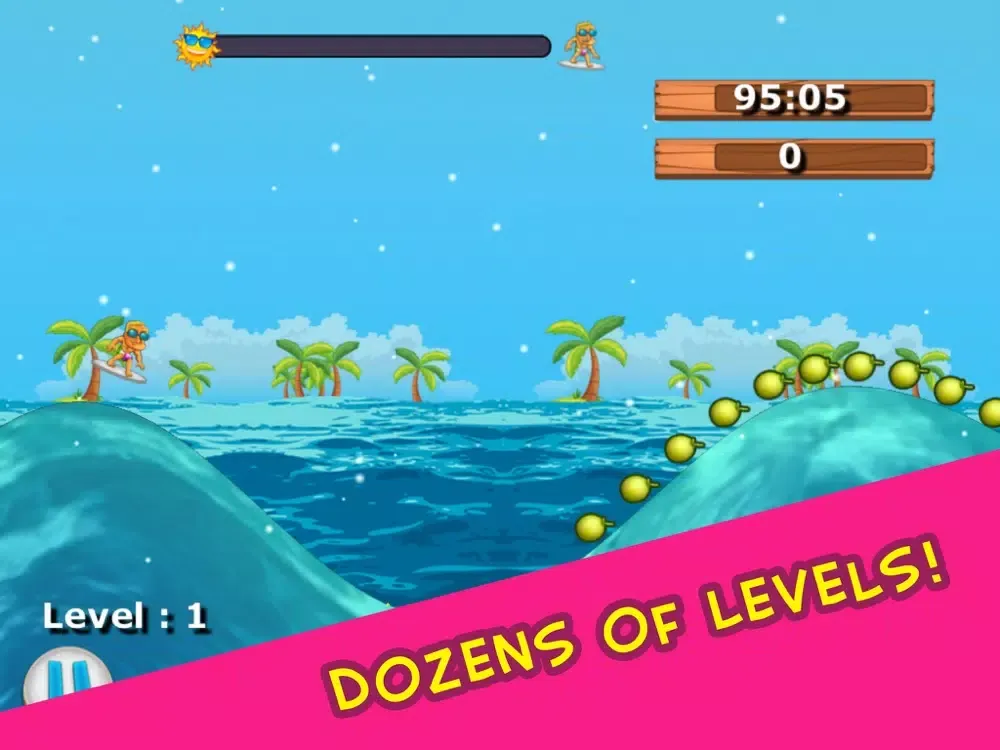 Cowabunga Hawaiian Wave Rider FREE iPad Screenshots