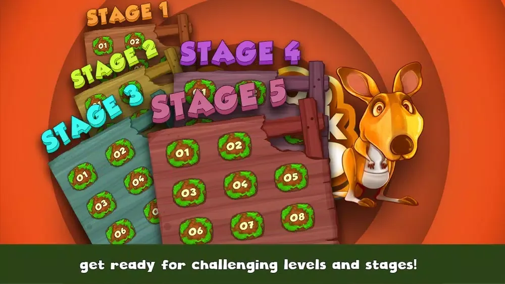 Tangkapan skrin Kangaroo Outback Jump Challenge - Don't let the animal escape! (Free)
