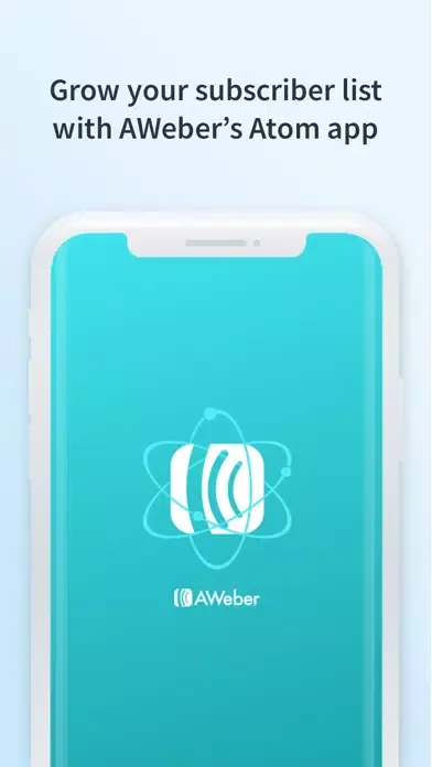 Atom - Subscriber Sign-up App Screenshots
