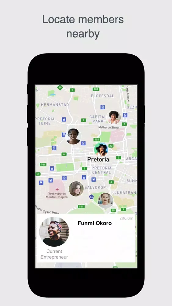 AWEC Alumnae Network Screenshots