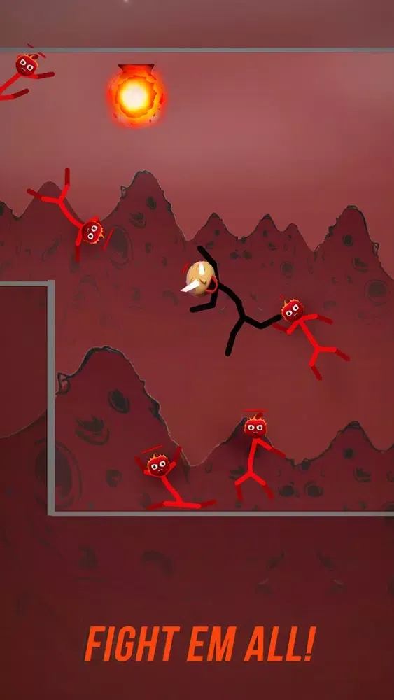 Baldy Stickman Fight Adventure स्क्रीनशॉट