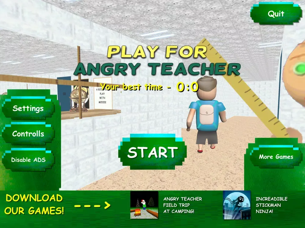 Captures d'écran de Play for Angry Teacher Horror iPad 