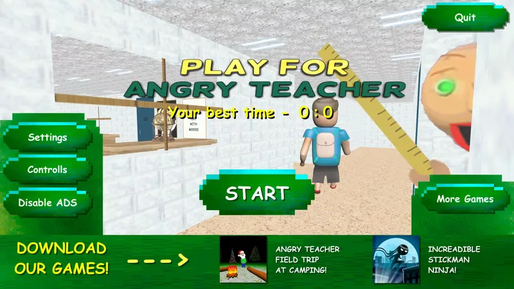 Captures d'écran de Play for Angry Teacher Horror