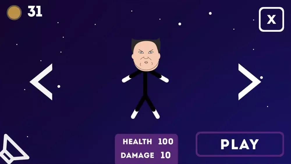 Slapstick Bald Fight Games 2D应用截图