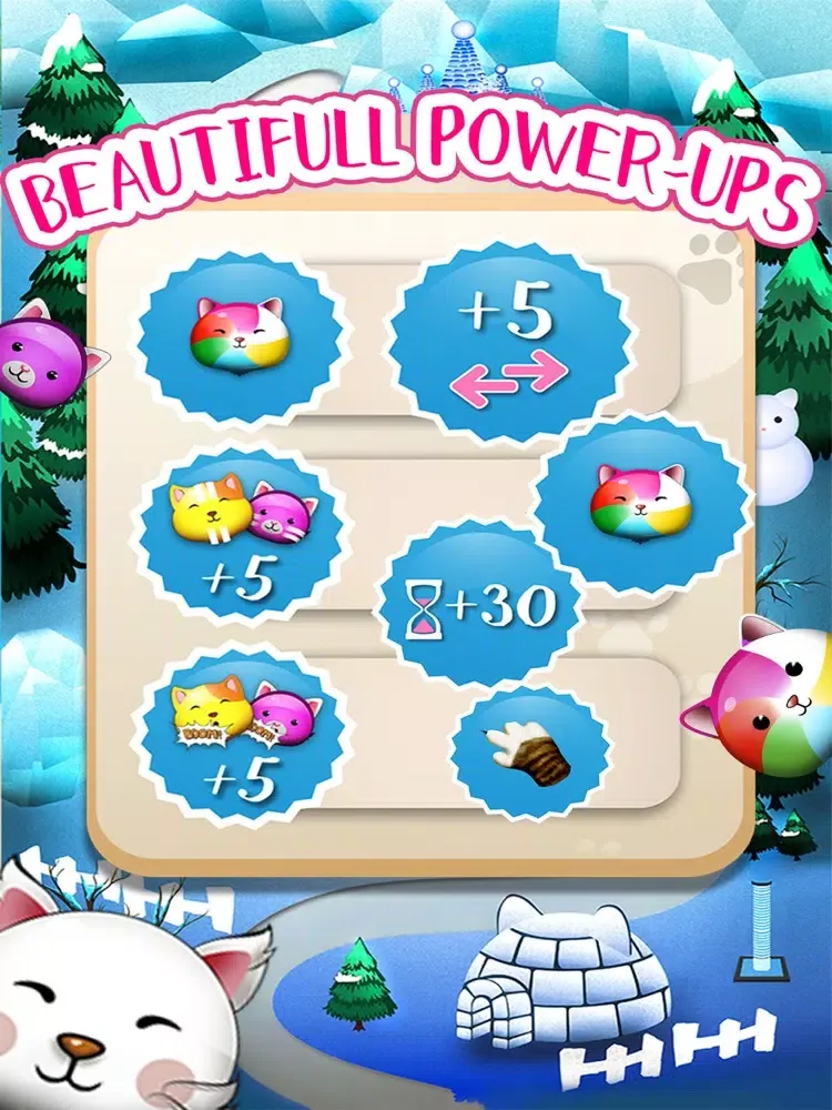 Captures d'écran de Sweety Cats - Match 3 Games iPad 