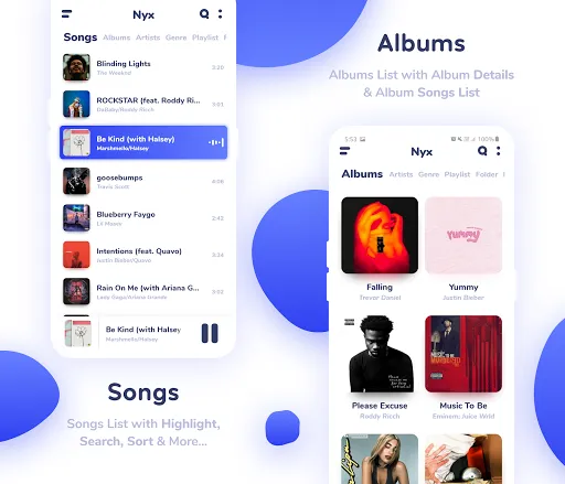 Nyx Music Player- Offline MP3 스크린샷