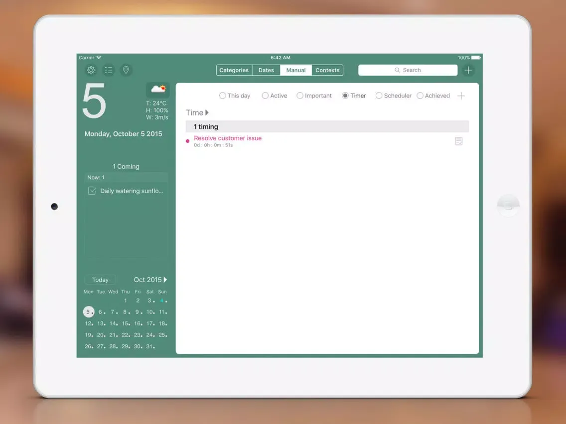 VigTask - Smart task management iPad スクリーンショット