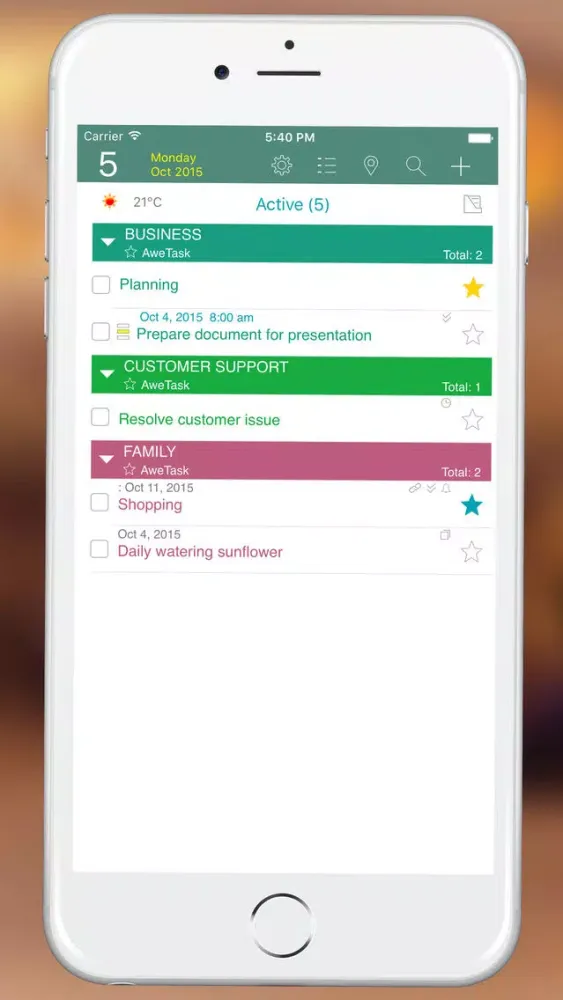 VigTask - Smart task management スクリーンショット