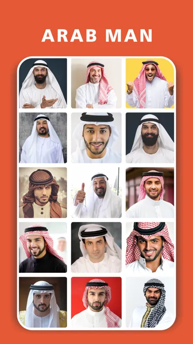 Capturas de tela do Arab Man Photo Suit Montage