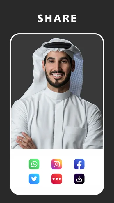 Capturas de tela do Arab Man Photo Suit Montage