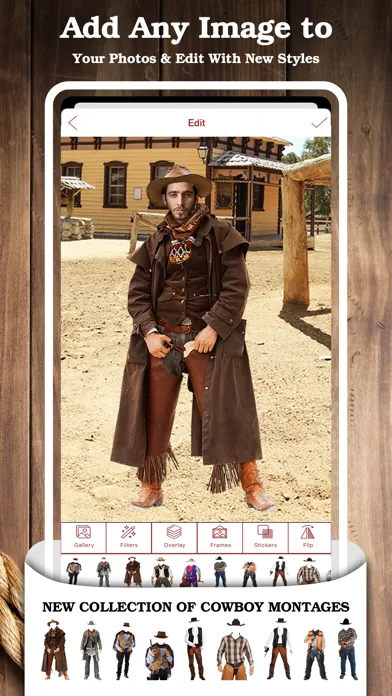 تصاویر Cowboy Photo Montage Deluxe