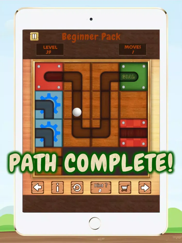 Screenshot di Unroll Ball to Unblock The Ball iPad 