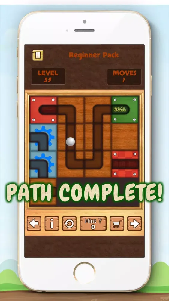 Screenshot di Unroll Ball to Unblock The Ball