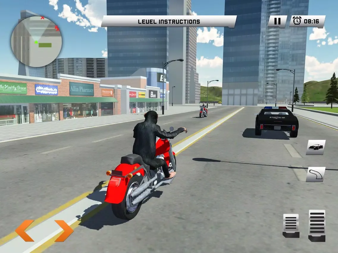 ภาพหน้าจอของ Apes War Crime City iPad 