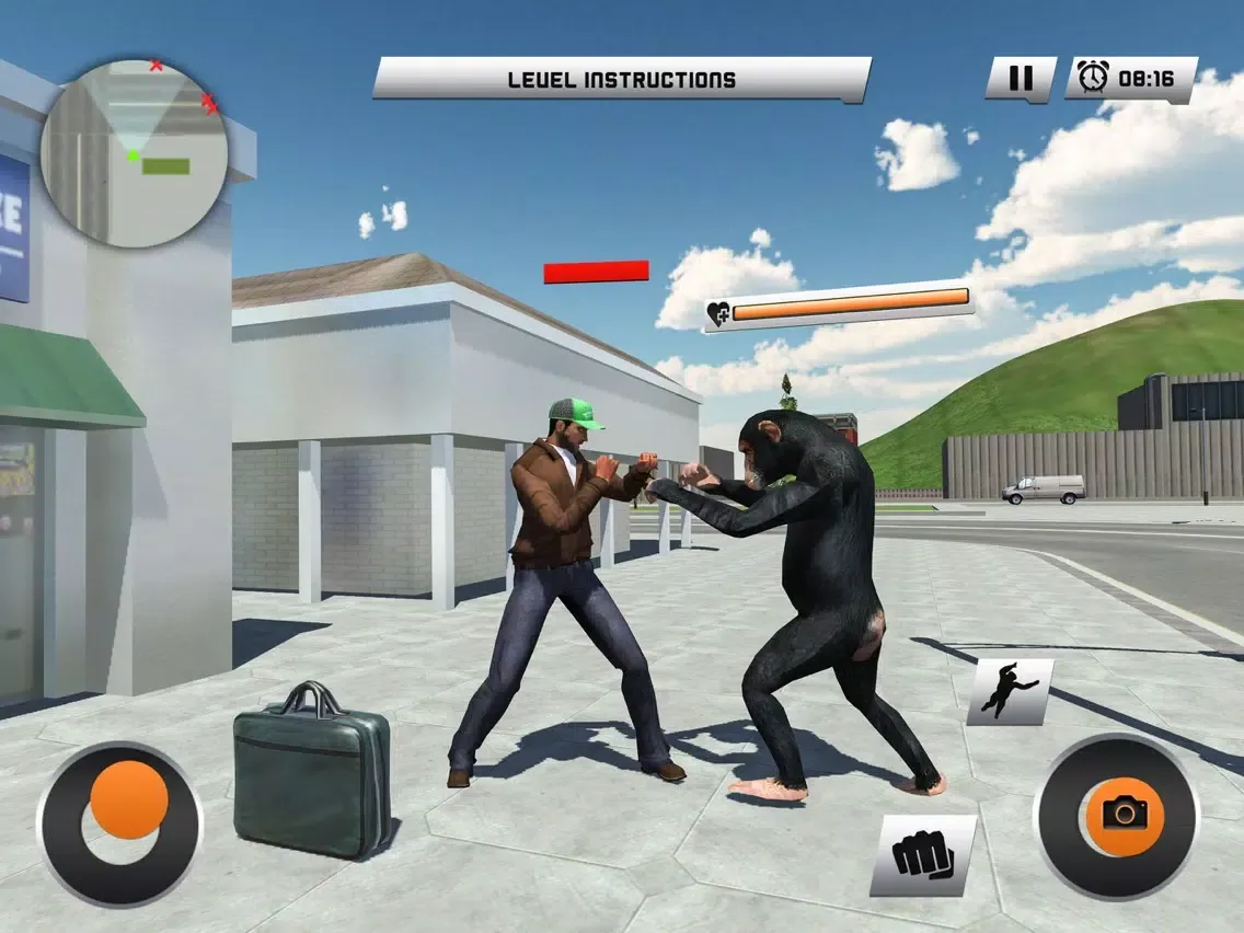 ภาพหน้าจอของ Apes War Crime City iPad 