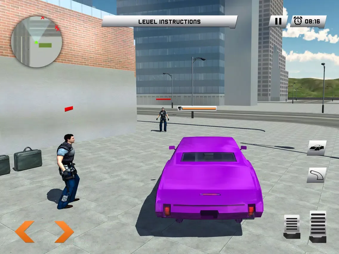 ภาพหน้าจอของ Apes War Crime City iPad 