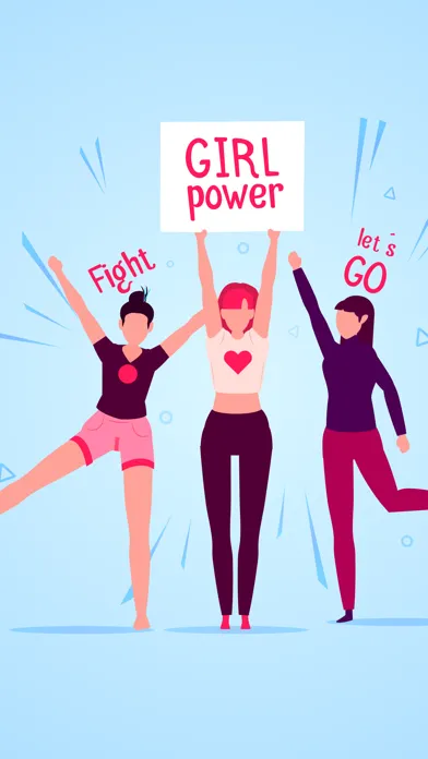 Girl Power Stickers! Screenshots