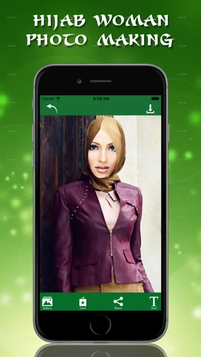 Capturas de pantalla de Hijab Woman Photo Montage Deluxe-Muslim Woman Drsess