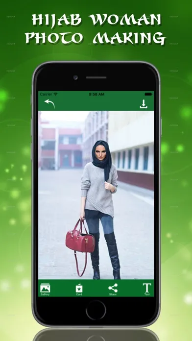 Capturas de pantalla de Hijab Woman Photo Montage Deluxe-Muslim Woman Drsess