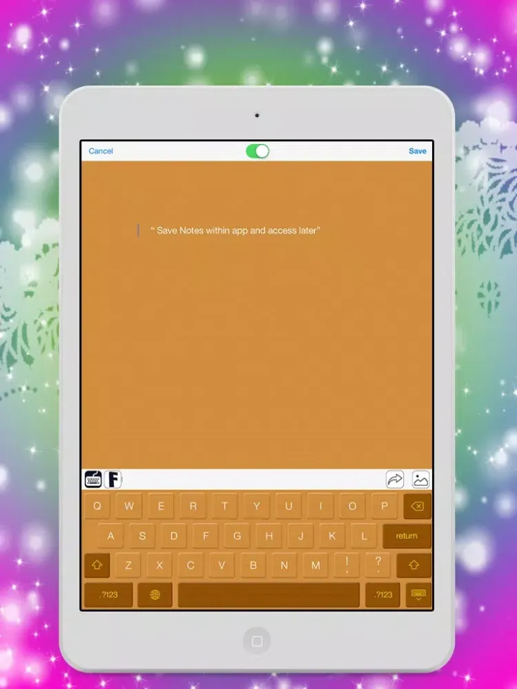 Swipe & Type Keyboards & Color Keyboards To Cool Fonts iPad 应用截图