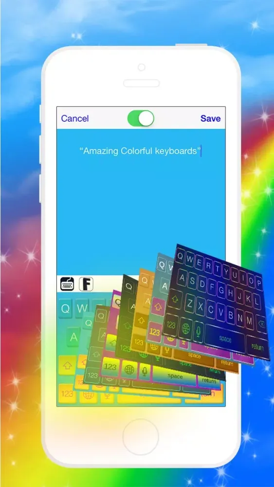 Swipe & Type Keyboards & Color Keyboards To Cool Fonts应用截图