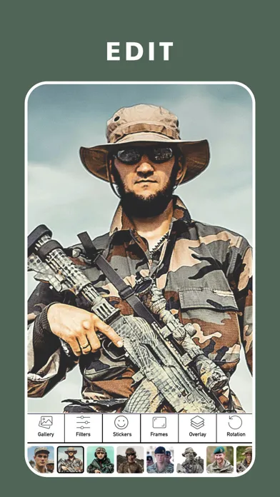 Military Suit Photo Montage HD Screenshots