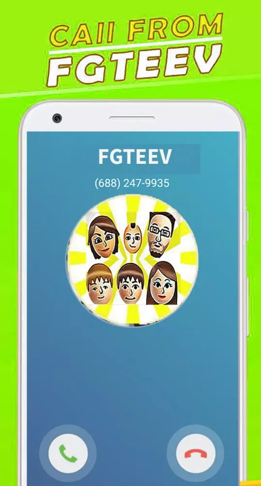 Capturas de tela do Fake Call Fgteev - Call Prank