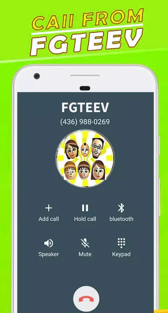 Capturas de tela do Fake Call Fgteev - Call Prank
