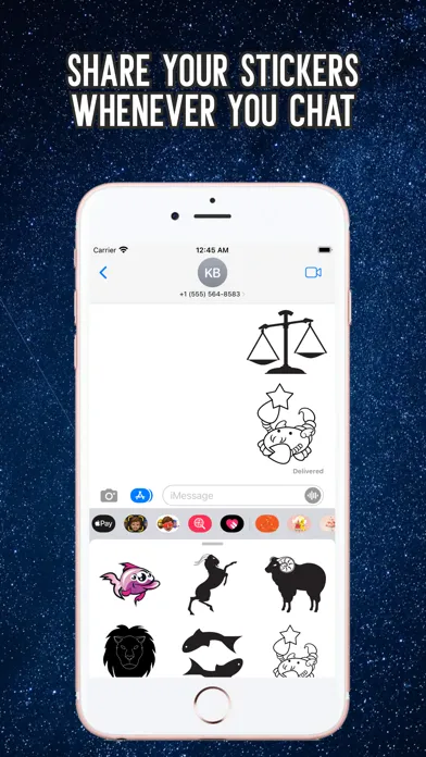 Astrology Zodiac Stickers Ekran Görüntüleri