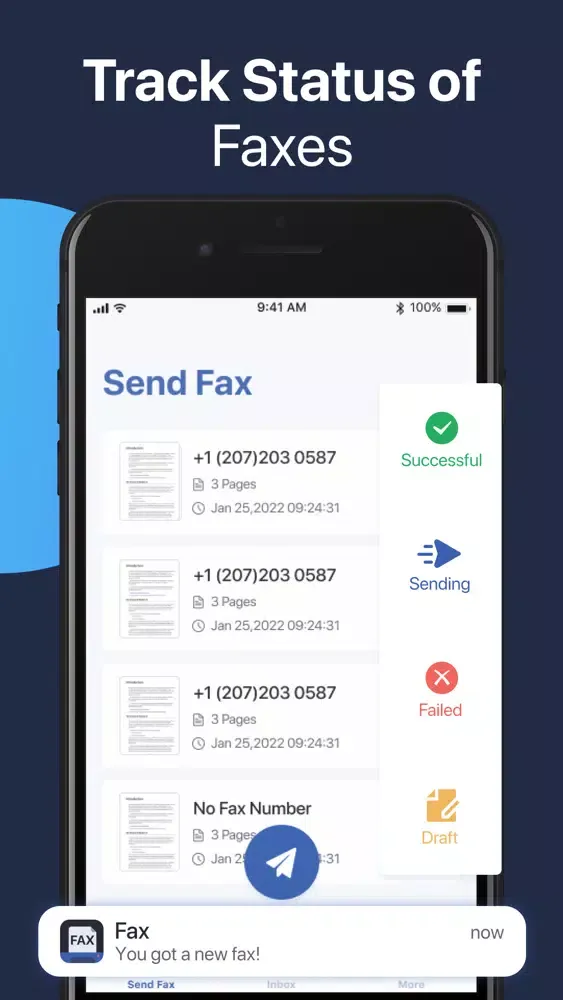 Fax - Send Fax from iPhone ' Screenshots