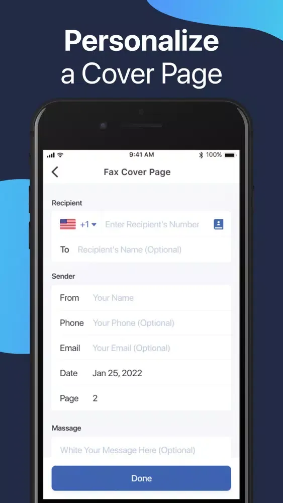 Fax - Send Fax from iPhone ' Screenshots
