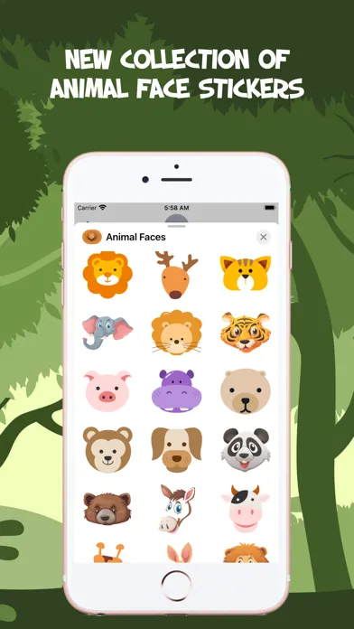 تصاویر Animal Faces & Masks Emojis