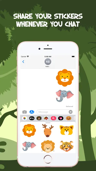 تصاویر Animal Faces & Masks Emojis