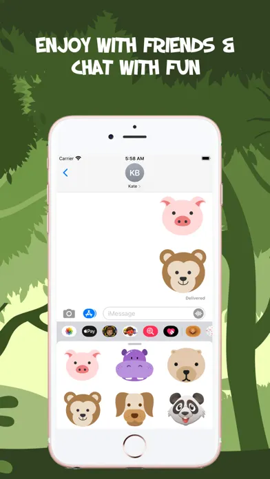 تصاویر Animal Faces & Masks Emojis