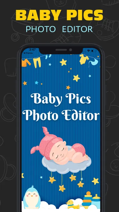Capturas de tela do Baby Story Pics Photo Editor