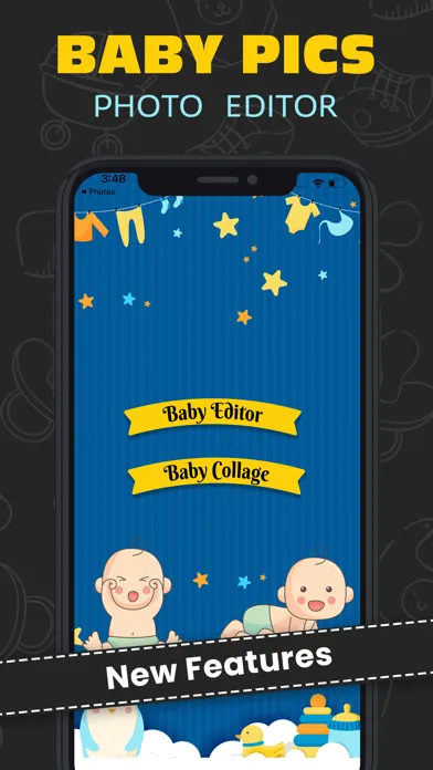 Capturas de tela do Baby Story Pics Photo Editor