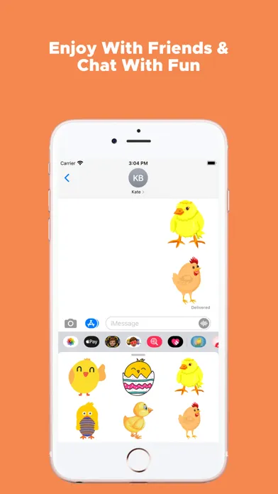تصاویر Chicken Chick Emojis