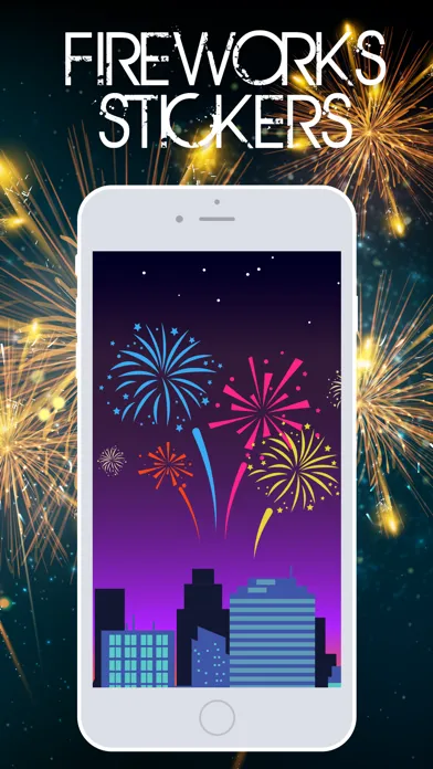Fireworks Stickerss スクリーンショット